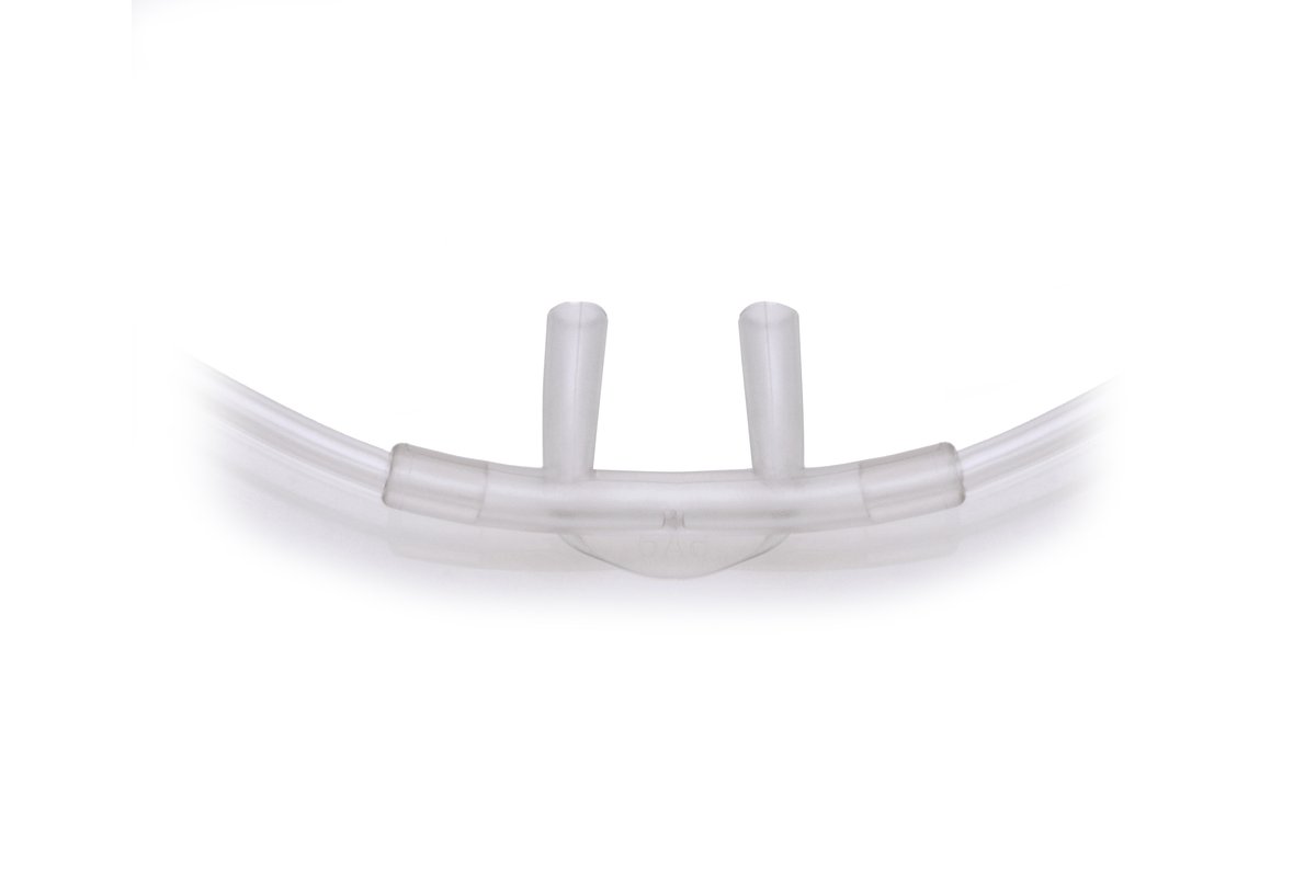 Adult Nasal Cannula with Connector without Oxygen Tubing