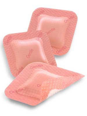 Allevyn Gentle Adhesive Border Foam Dressing 12.5cm x 12.5cm. Box of 10