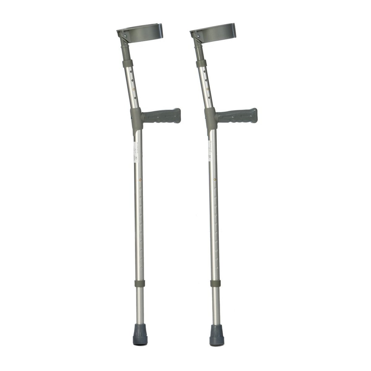 Aluminium Forearm Crutches Adult Adjustable. Per Pair