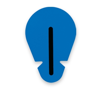 Ambu BlueSensor SU Resting ECG Electrode 49mm x 33mm with 3mm Female Connection. Pack of 60