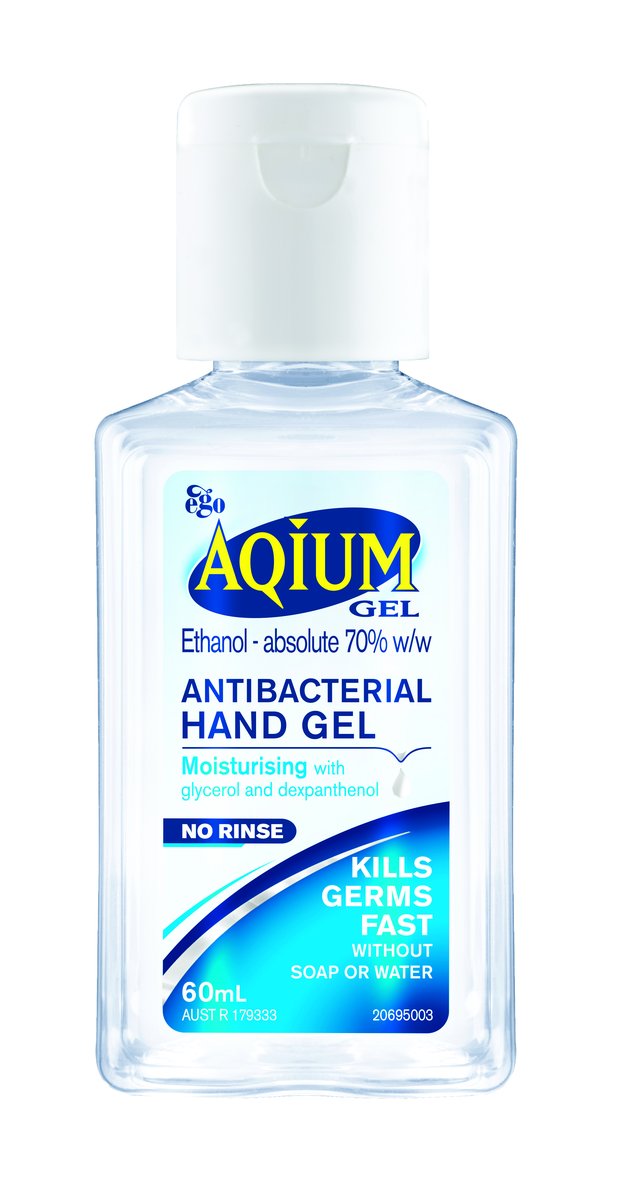 Aqium Antibacterial Hand Gel 60ml