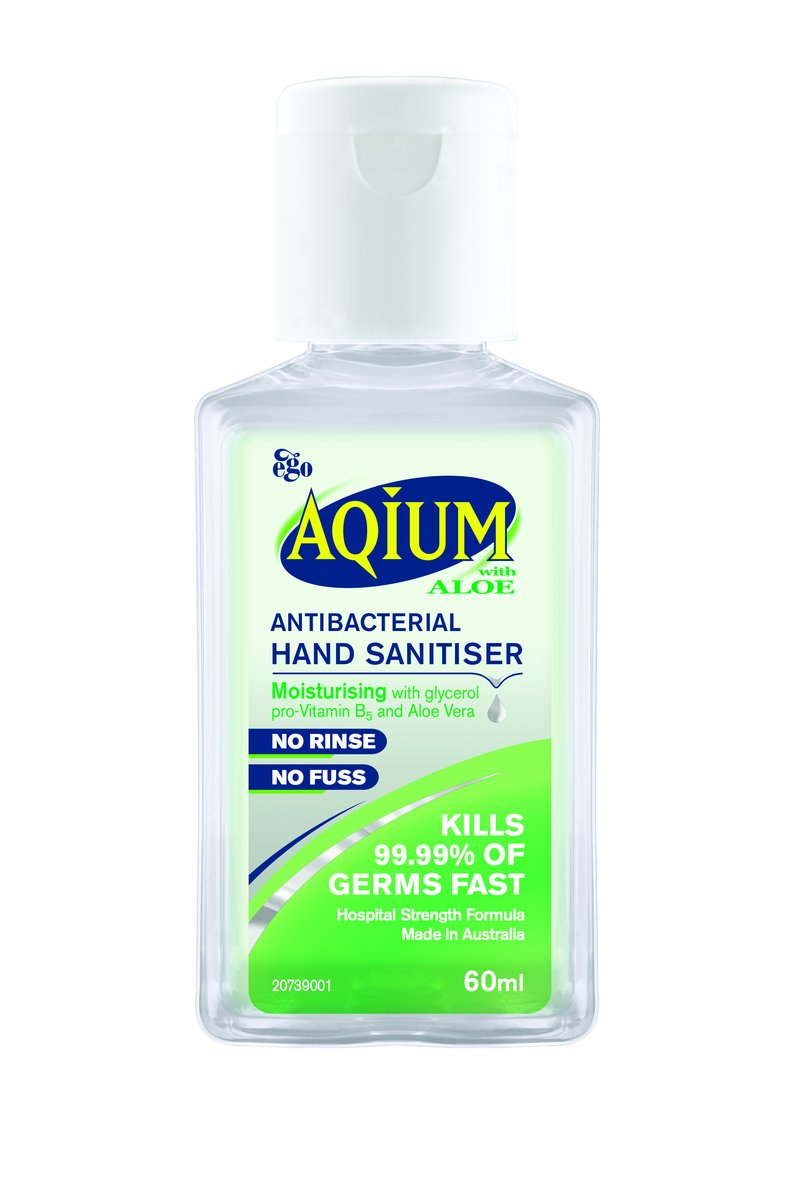 Aqium Antibacterial Hand Gel with Aloe 60ml