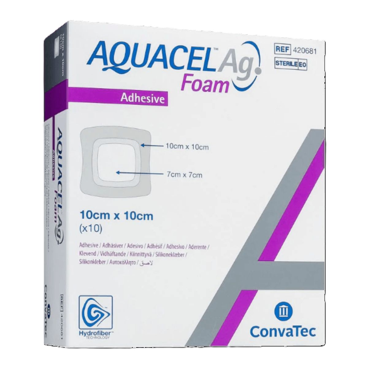 Aquacel AG Foam Adhesive Border