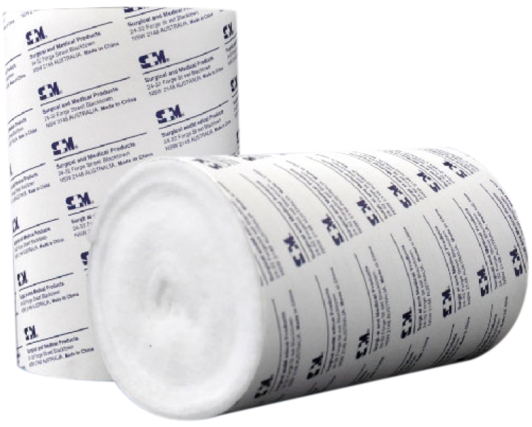 Asguard Viscose Synthetic Undercast Padding Bandage 10cm x 2.7m. Pack of 12