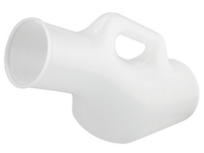 Autoplas Male Urinal- Natural Semi-Transparent Colour
