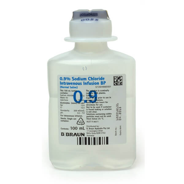 B.Braun Ecoflac Plus Sodium Chloride 0.9% IV Bag 100ml