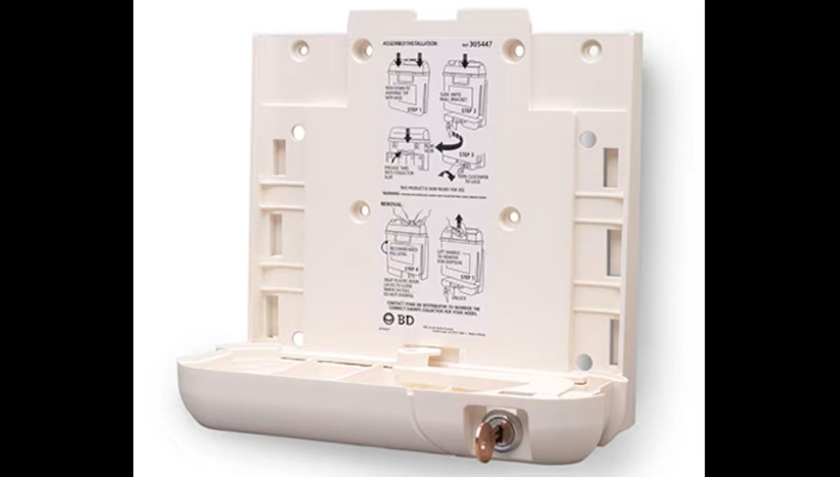 BD Sharps Locking Bracket for 5.1 Litre Sharps Collectors