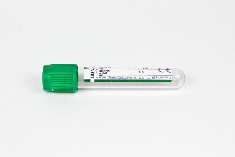 BD Vacutainer Lithium Heparin Tube 4ml 68IU (Green) Pack of 100