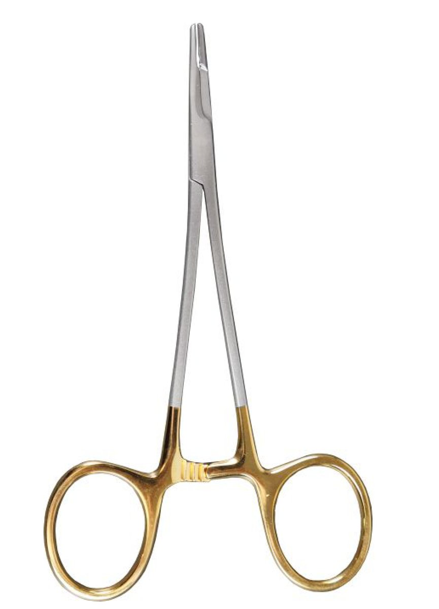 Baby Olsen Hegar Needleholder 12cm with TC Jaws