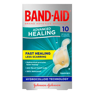 Band-Aid Advanced Healing Strips Regular. Box of 10