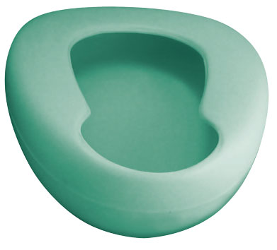 BedPan-AutoclavableGreenPlastic