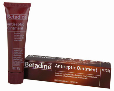 Betadine Ointment 25g Povidone Iodine 10%