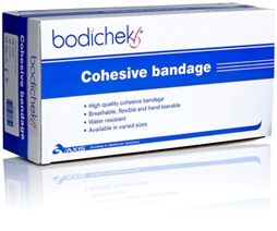 Bodichek Cohesive Elastic Bandage 7.5cm x 4.5m - Beige. Single Bandage