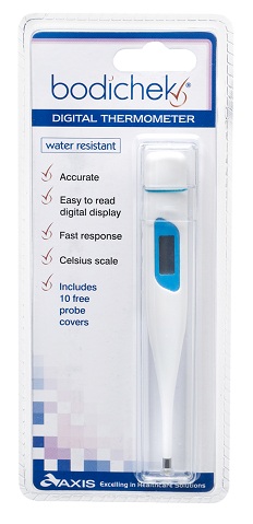 Bodichek Digital Thermometer Waterproof with Rigid Tip