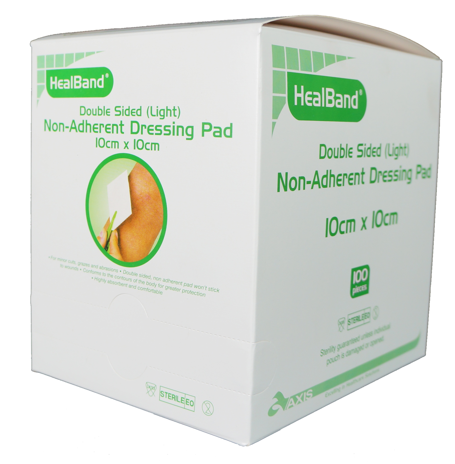 Bodichek Non-adherent Light Dressing 10cm x 10cm. Box of 50