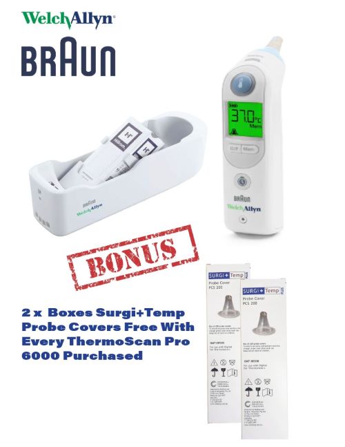 BraunThermoscanPRO6000EarThermometerKitWithSmallCradle