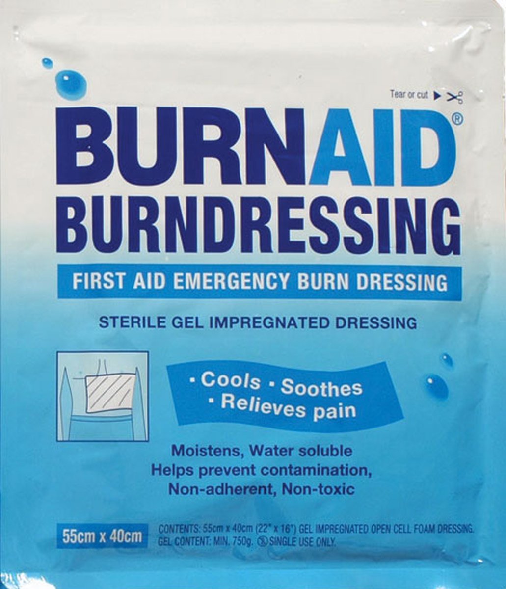 Burnex Burn Hydrogel Dressing 55cm x 40cm Individual Sterile Dressing