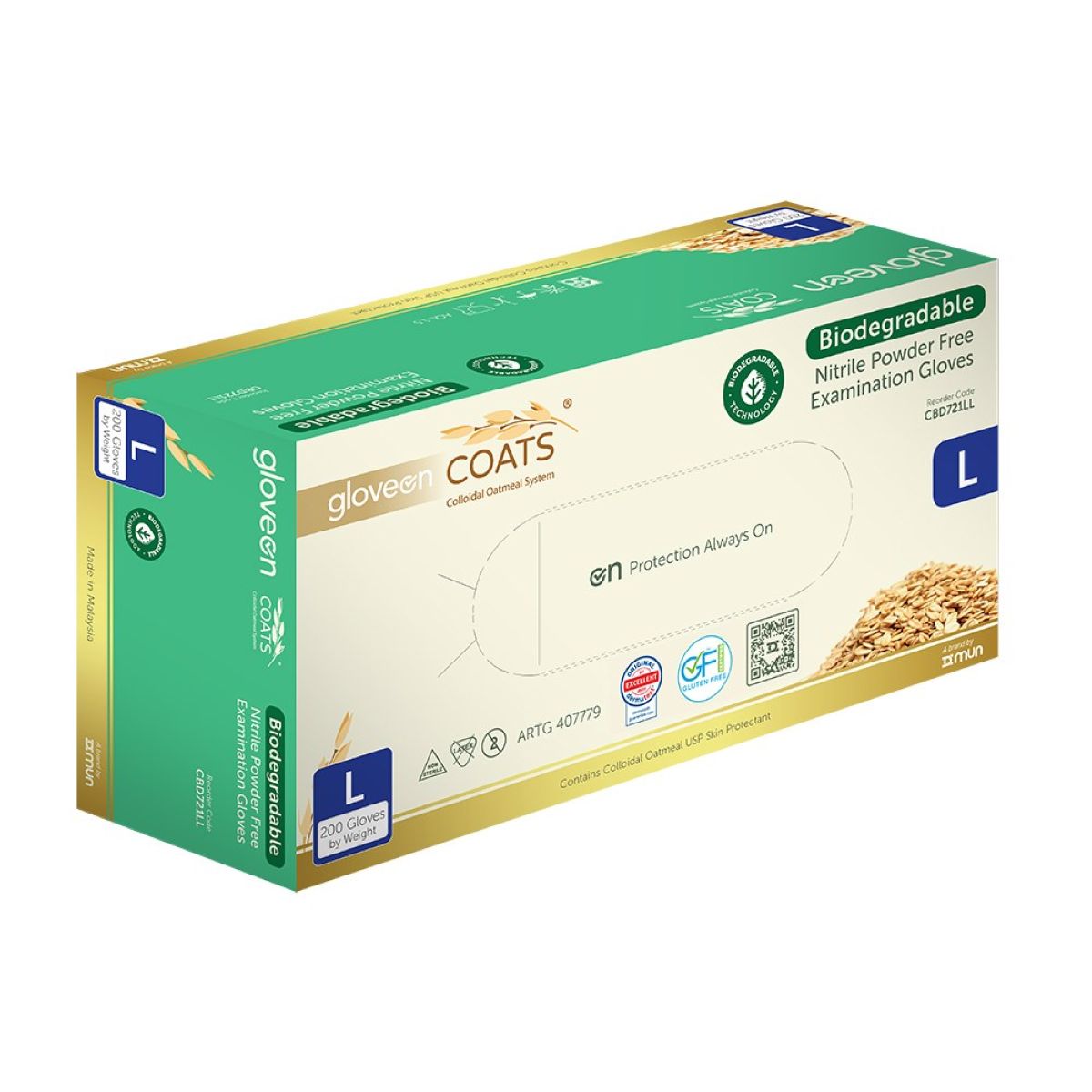 COATS Biodegradable Nitrile Gloves