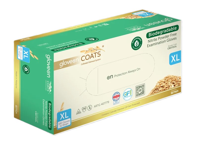 COATS Biodegradable Nitrile Gloves
