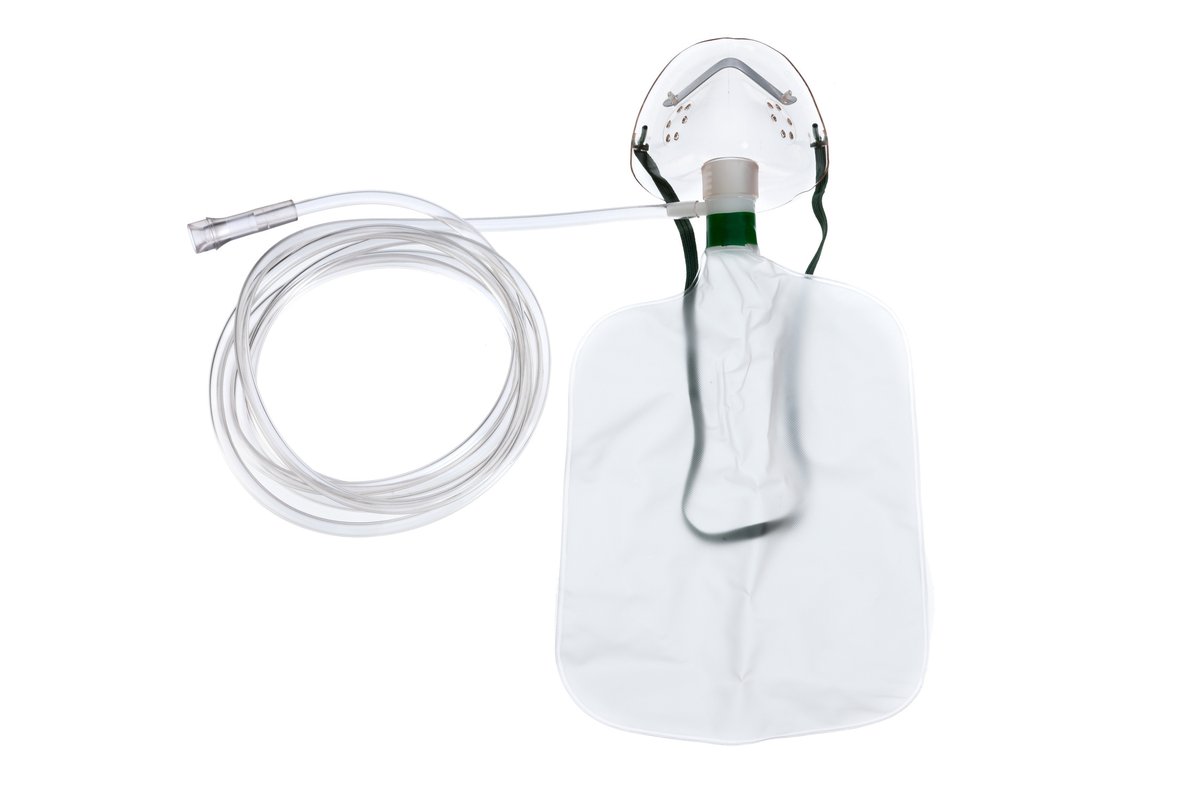 Child Oxygen Mask High Concentration with 750mL Bag & 2.1m Oxygen Tubing