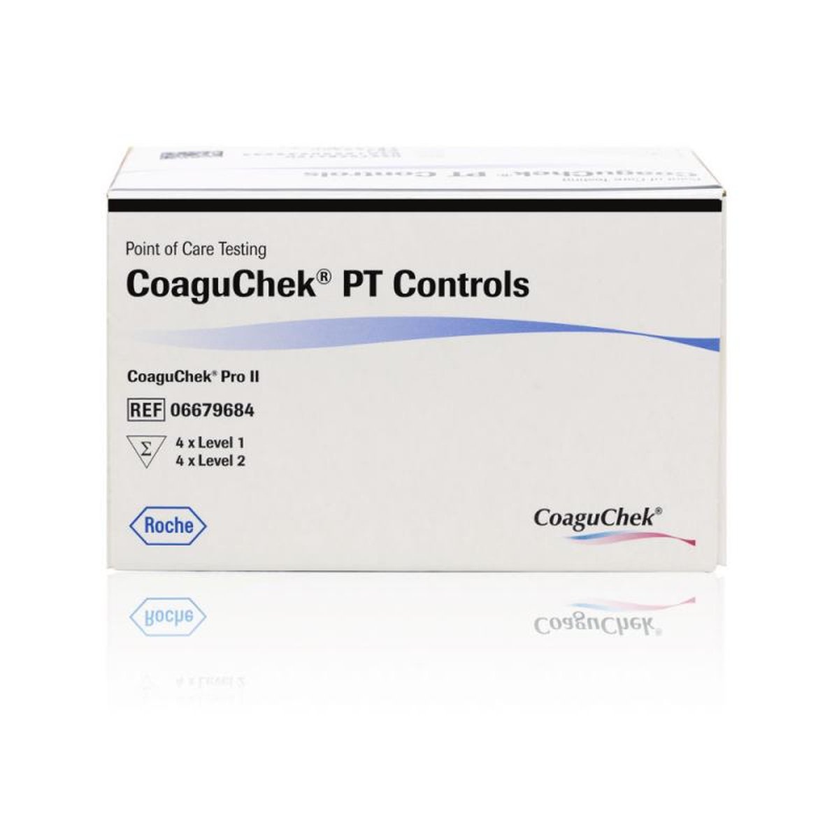 CoaguChek PT Control Solutions Level 1 & 2. Pack of 8 Vials
