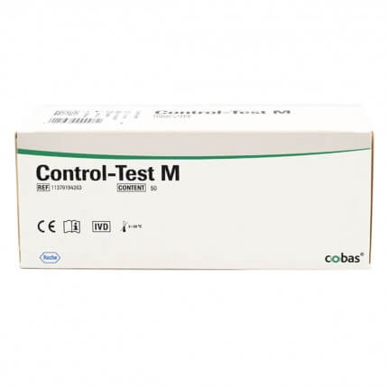 cobas Control-Test M Calibration Strips, Pack of 50