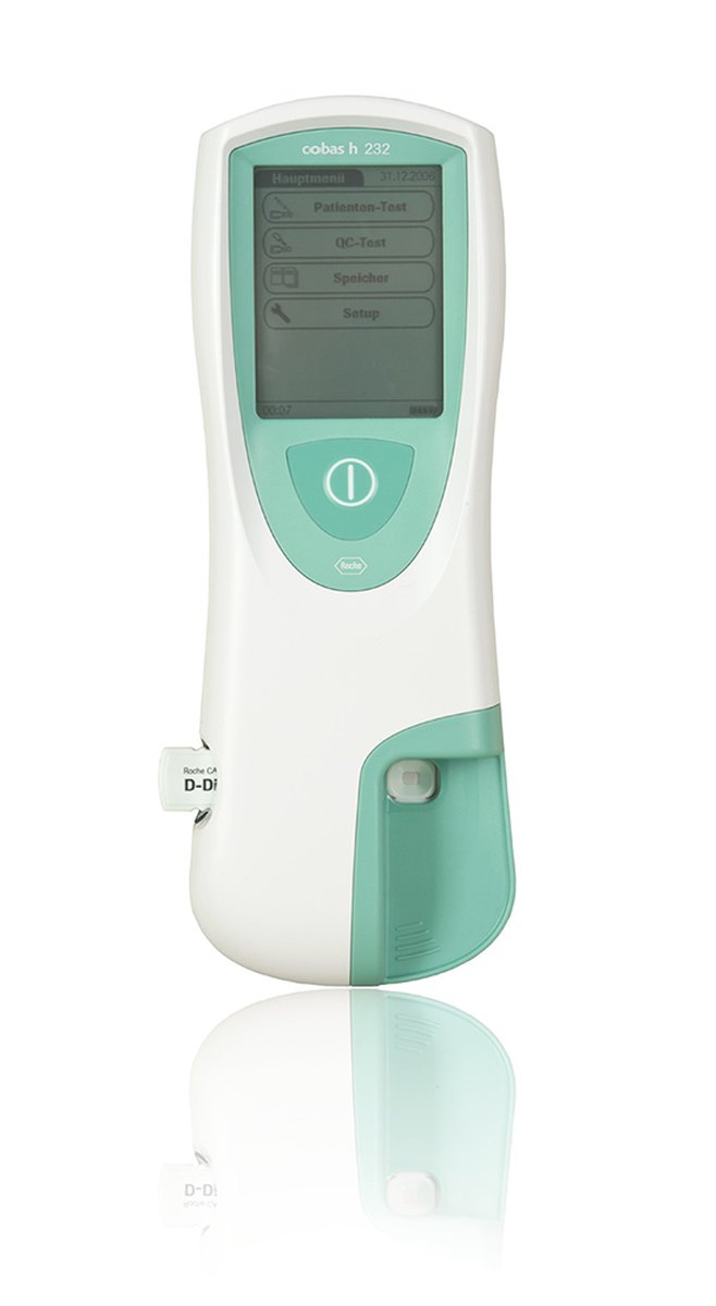 cobas h 232 POC System - PocT of NT-proBNP, D-dimer, Troponin T, CK-MB & Myoglobin