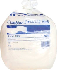 Combine Dressing Roll 10cm x 10m. Single