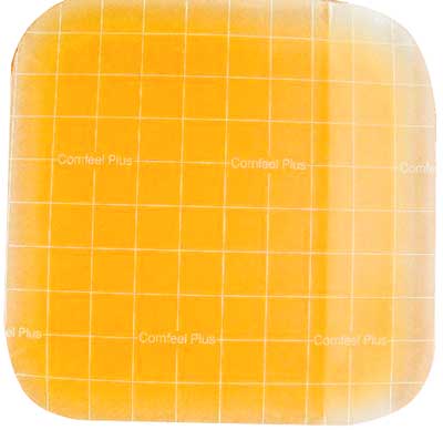 Comfeel Plus Hydrocolloid Dressing 10cm x 10cm. Box of 10