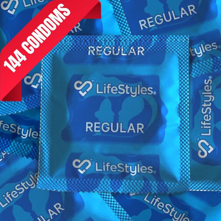 Condoms Lifestyle- Regular Lubricated. Box of 144
