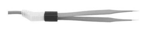 Conmed Jewelers Micro Tip Bipolar Forceps 10.2cm, 0.4mm Tip, Insulated Handles