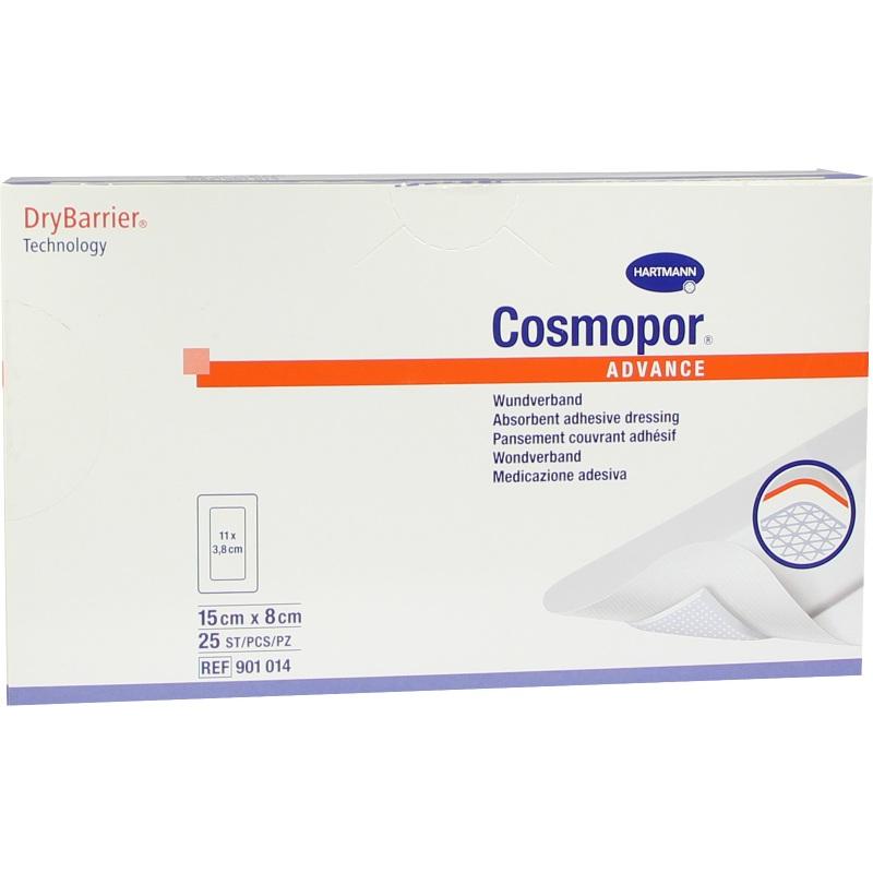 CosmoporAdvanceIslandDressing15CmX8CmSterilePackOf25