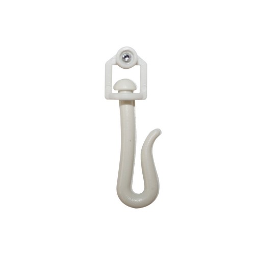 Curtain Track Accessory- Roller Hook for Curtain Tracks. Pack of 50