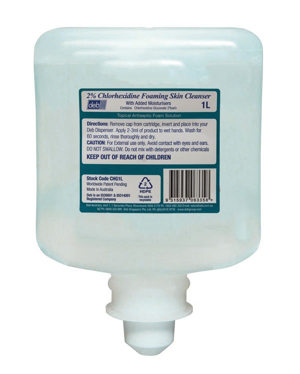 Cutan 2% Chlorhex.Foaming Hand Wash 1L Refill Cartridge