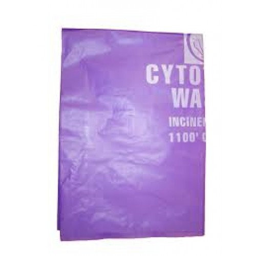 Cytotoxic Contaminated Waste Bag 75L, 1000mm x 770mm Lilac. Box of 250