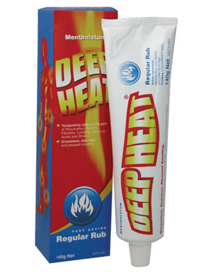 Deep Heat Original Heat Rub Cream 140g Tube