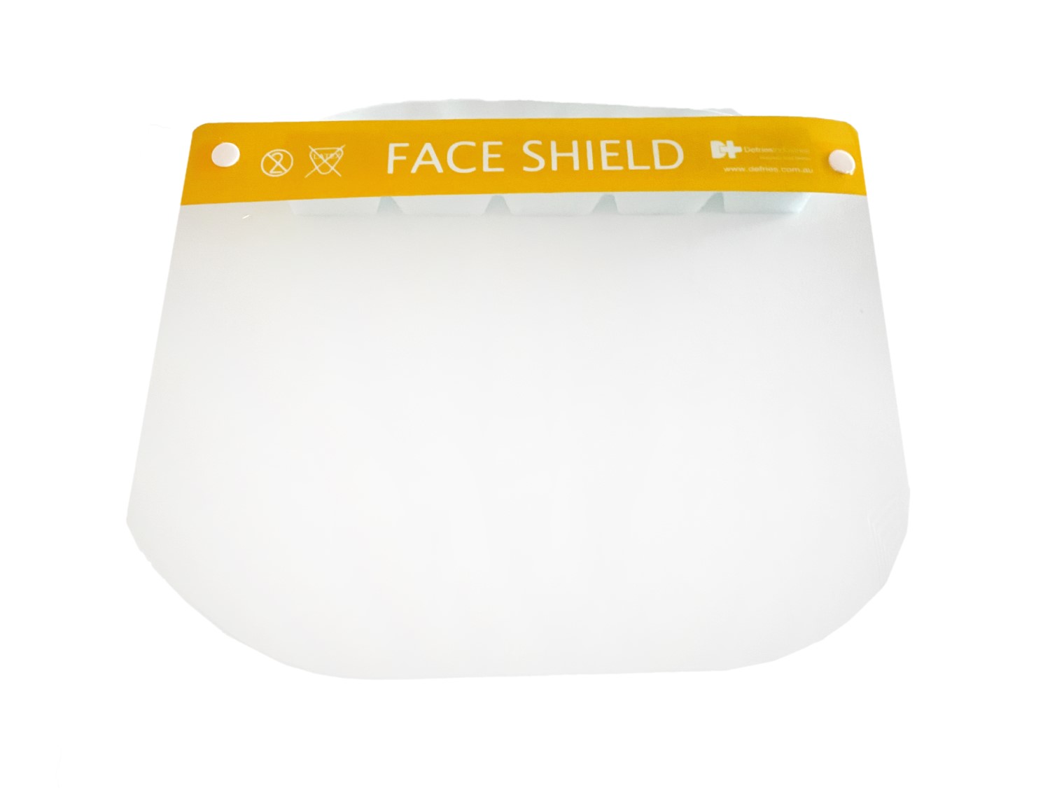 Defries Face Shield Visor with Vented Foam and Strap