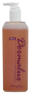 Dermalux Everyday Hand & Body Wash Soap 500ml Pump Pack