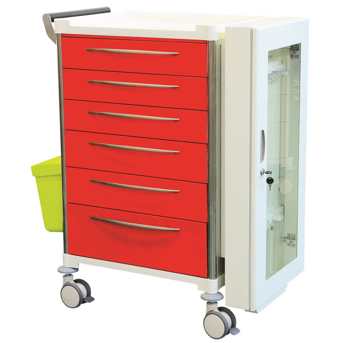 Difficult Airway Trolley with Six Drawers