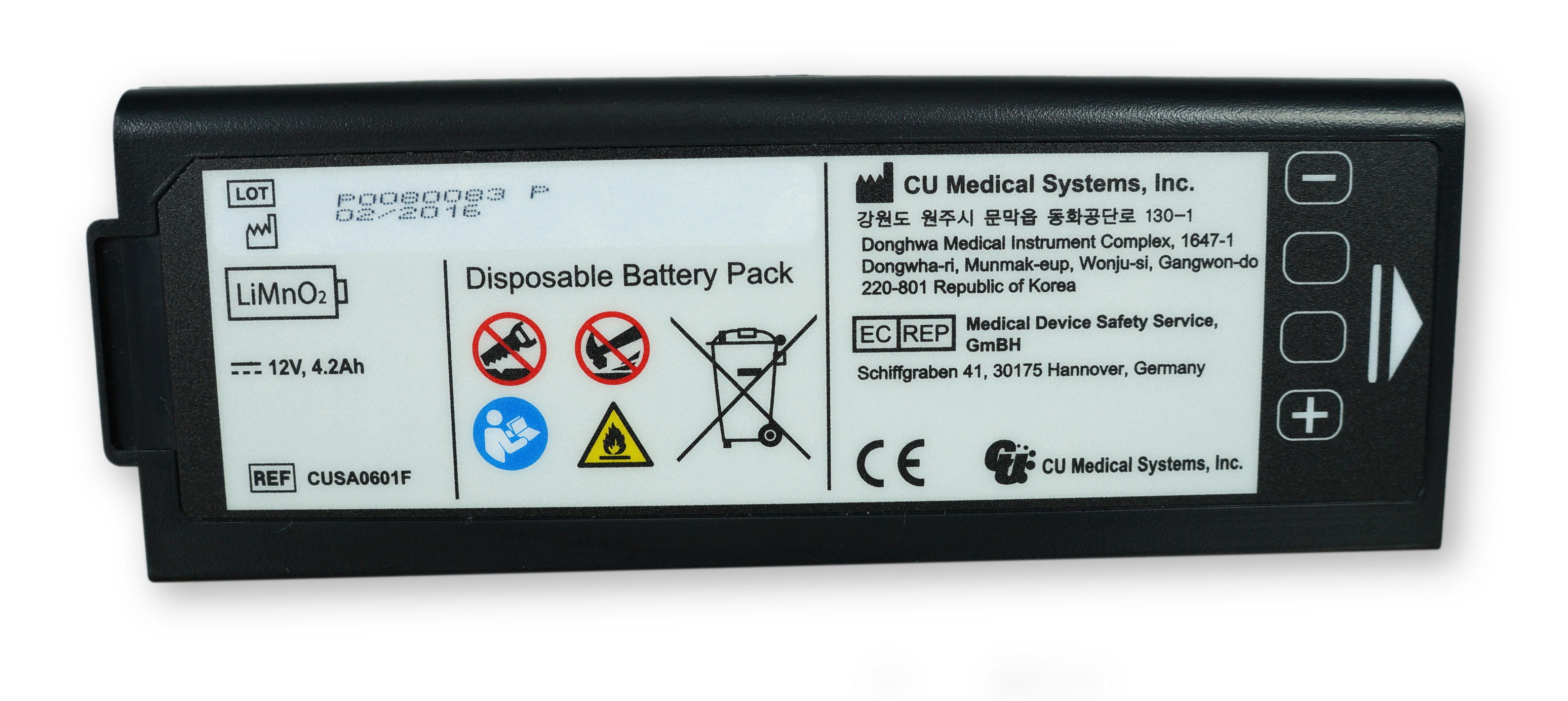 DisposableBatteryForNF1200IpadDefibrillator