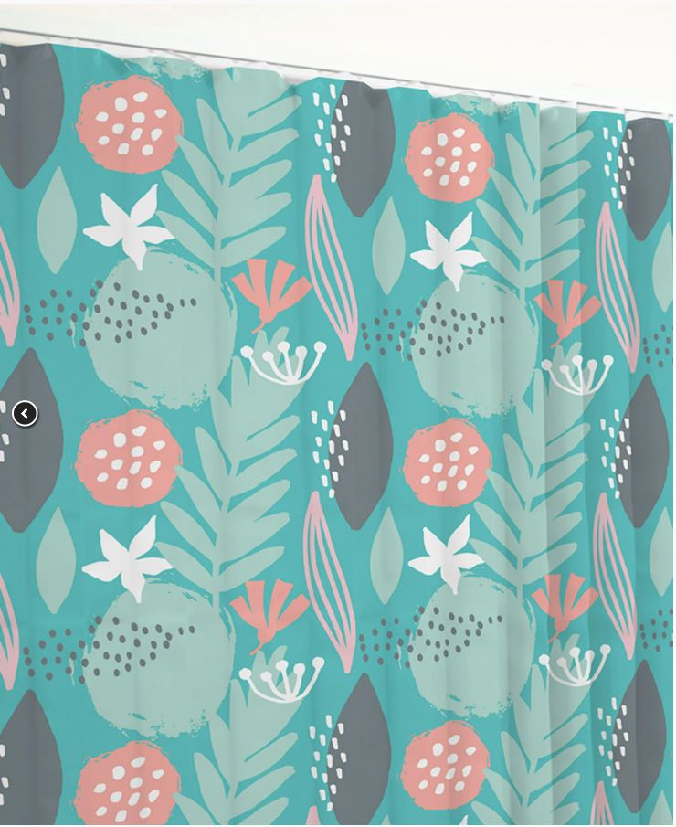 Disposable Curtain 7.5m x 2m(D), Spring Mood Print