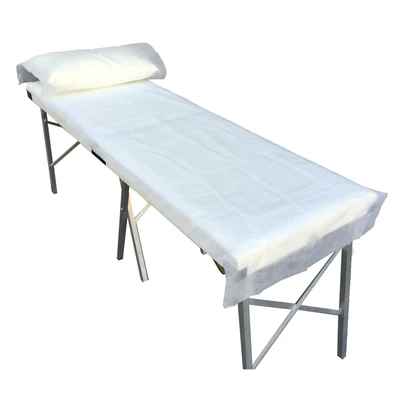 Disposable Economy White Flat Sheet PP 36gsm 240cm x 72cm Carton of 100 