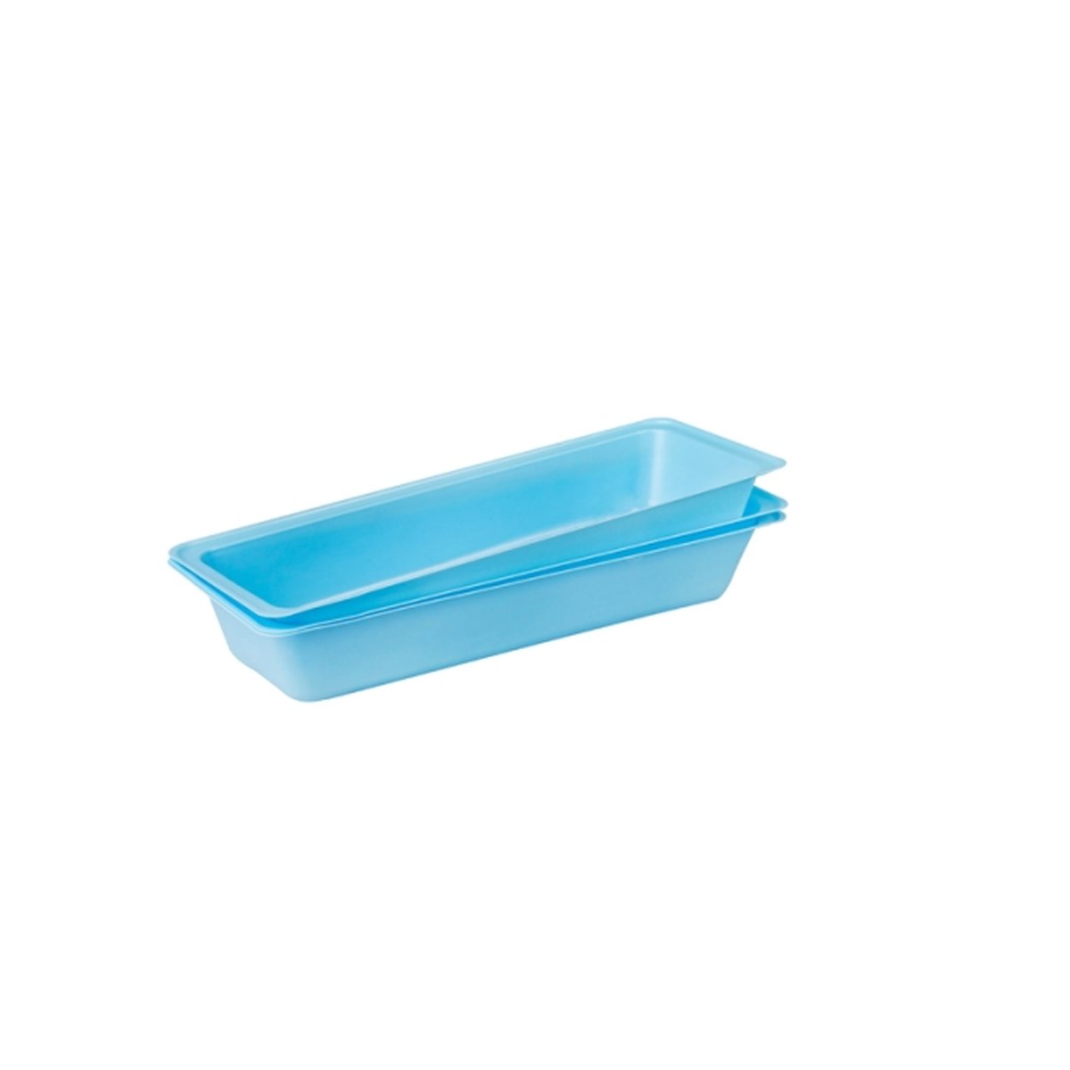 Disposable Injection Tray 200mm x 70mm x 30mm Blue