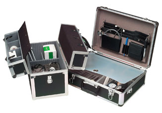 Doctors Bag - Locom Doctors Case with Black Trim and Ampoule Holder  W 47cm x  D 33cm x H 18cm