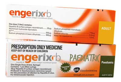 ENGERIX-B Hepatitis B Vaccine Adult 1mL Pre-Filled Syringe *S4*