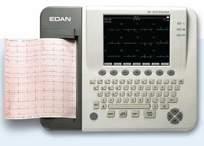 Edan SE-1200 Express ECG Unit with Colour Touch Screen & A4 printer