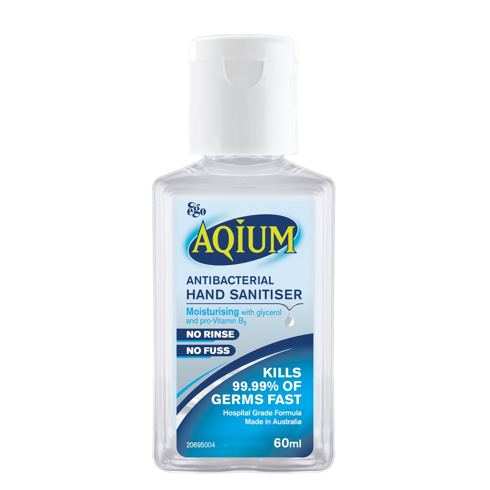 Ego Aqium Hand Sanitiser Gel 60ml