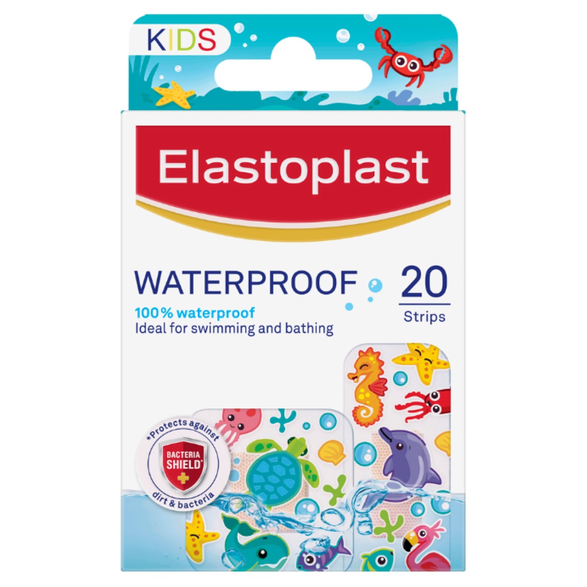Elastoplast Kids Waterproof Strips Pack of 20