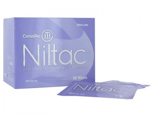 Esenta Sting Free Adhesive Remover Wipes. Box of 30