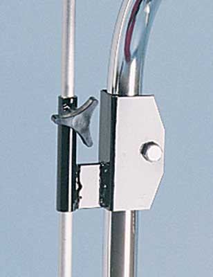 Exam Couch Accessory Clamp to hold an IV Pole